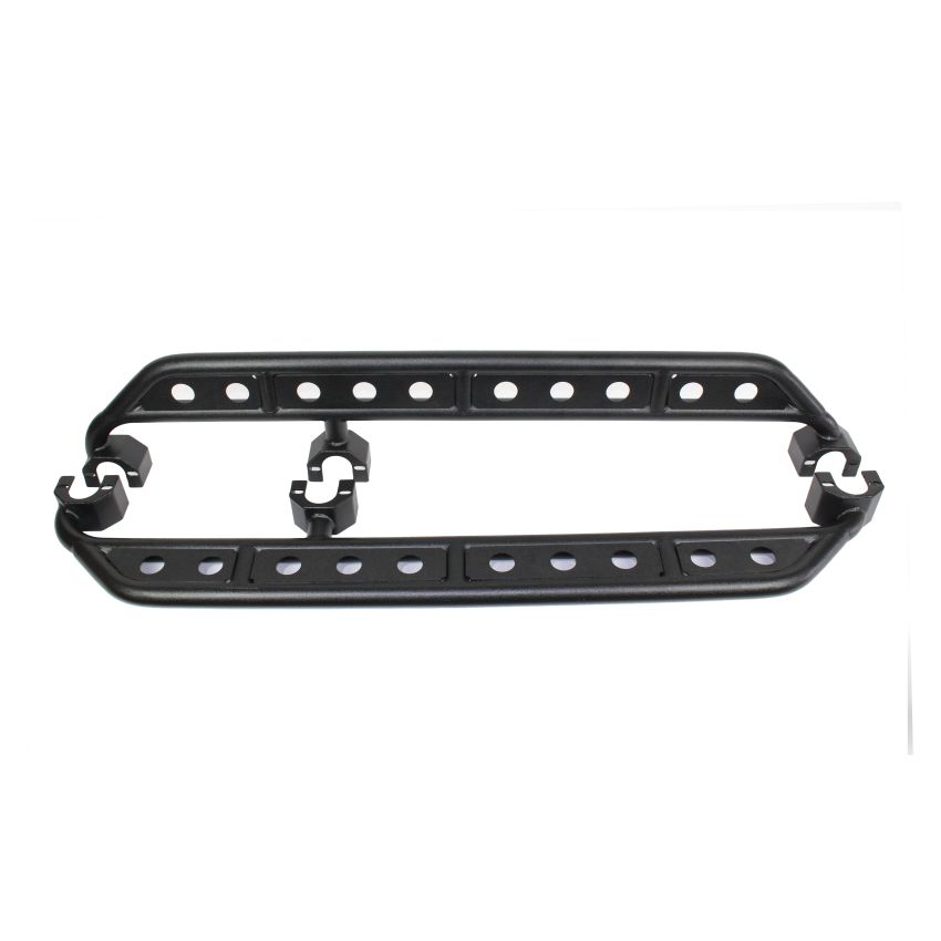 Fishbone Offroad FB23070 07-18 Jeep Wrangler JK 4 Door Steel Side Steps - Black Textured Powdercoat