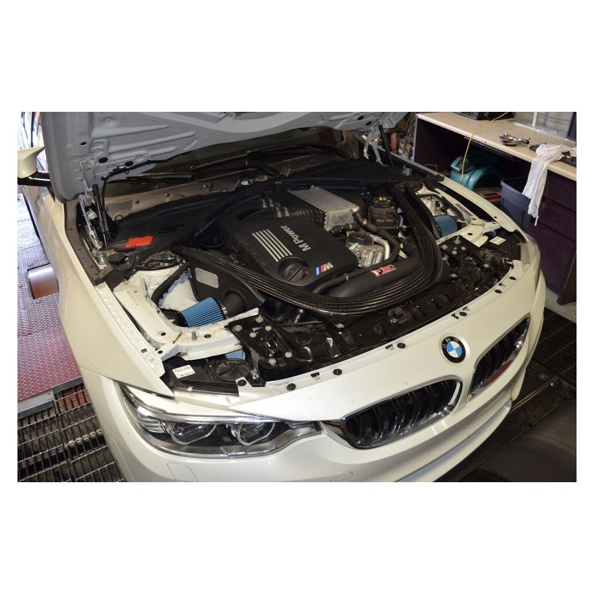 Injen 2015 M3/M4 3.0L Twin Turbo Wrinkle Black Short Ram 2pc. Intake System w/ MR Technology