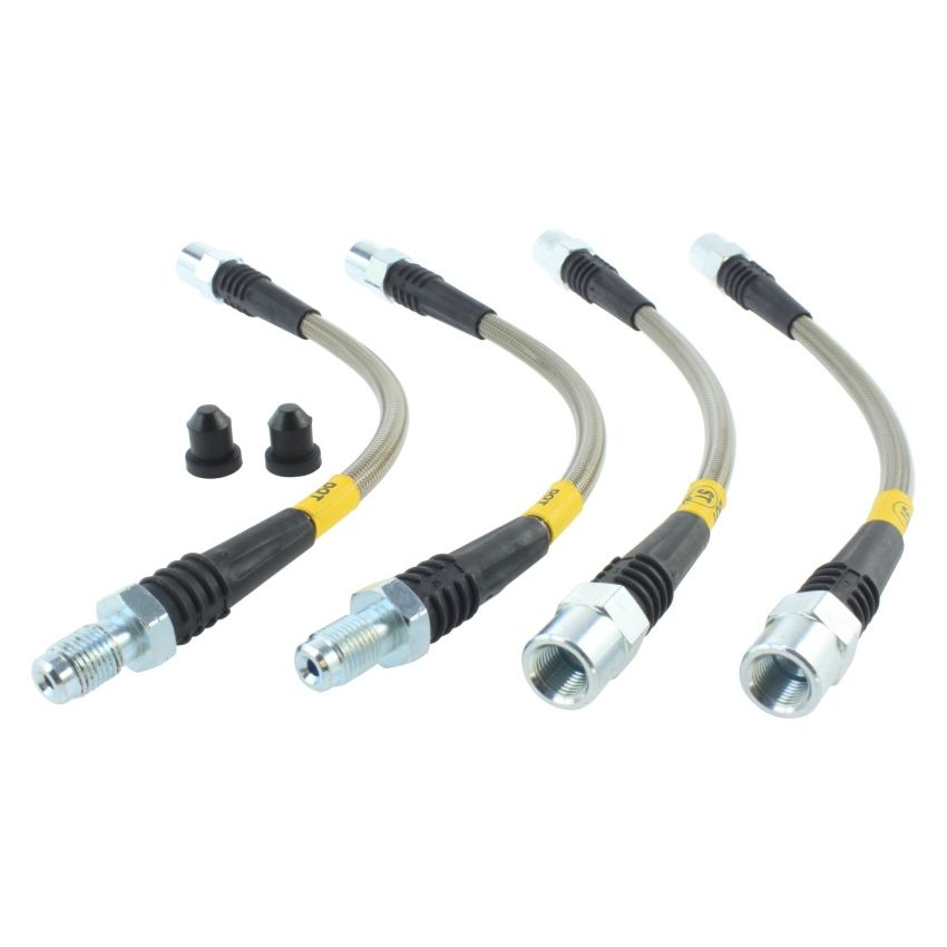 StopTech 87-91 BMW M3 / 89-4/91 325/328 Series (E30/E36) Rear Stainless Steel Brake Line Kit