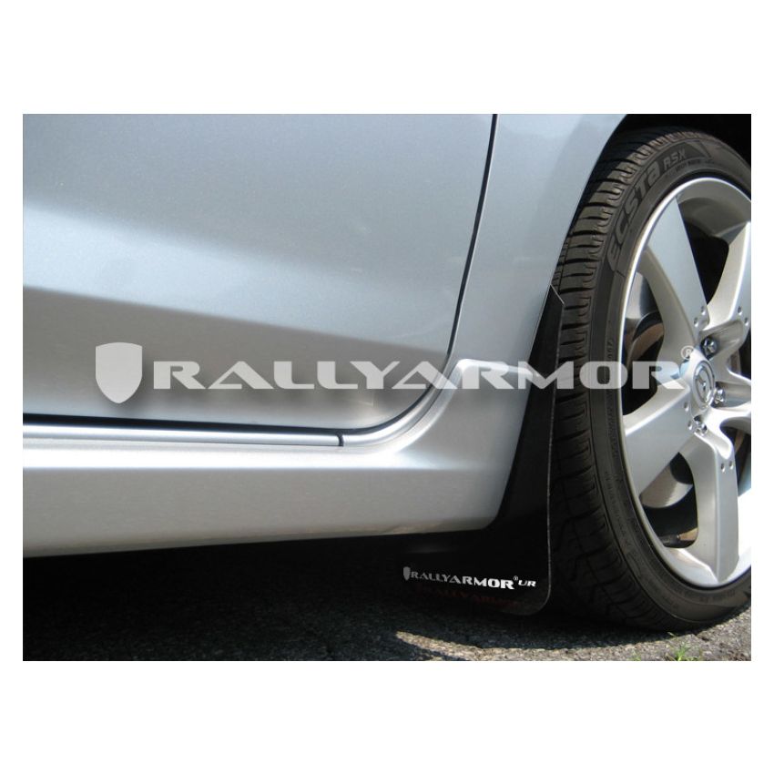 Rally Armor 2004-2009 Mazda3/Speed 3 UR Black Mud Flap w/ White Logo