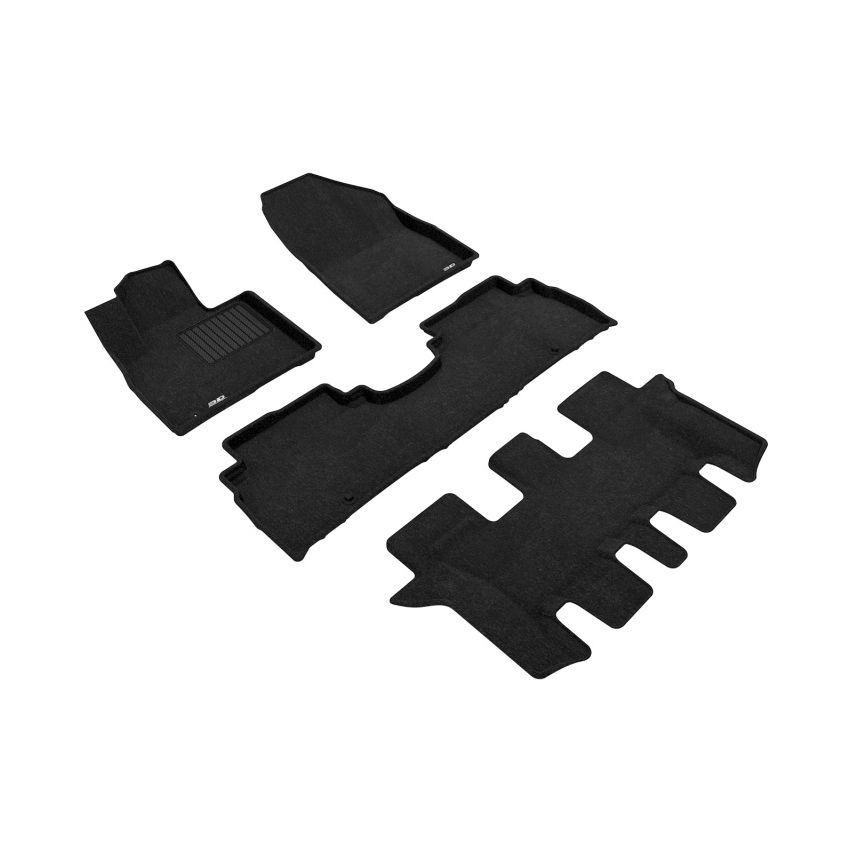 3D MAXpider L1KA03004709 16-20 Kia Sorento 7-Seat Elegant Black R1 R2 R3