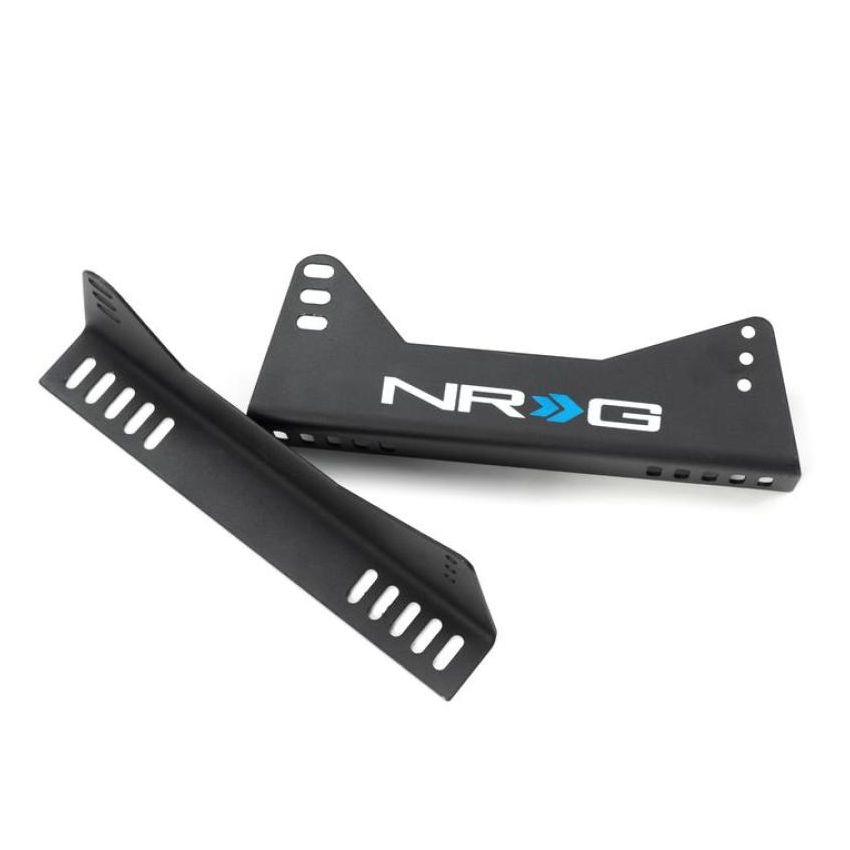 NRG RSC-100MB-NRG Bucket Seat Side Bracket - 2pc w/  Logo