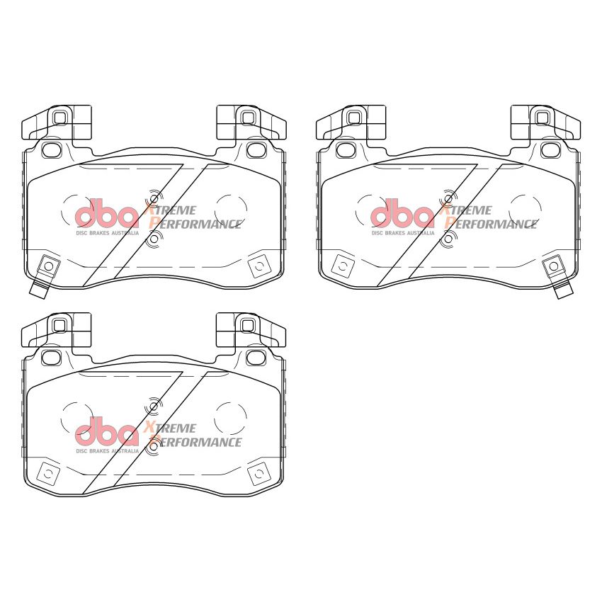 DBA DB15003XP 2018+ Kia Stinger V6 Twin Turbo XP Performance Front Brake Pads