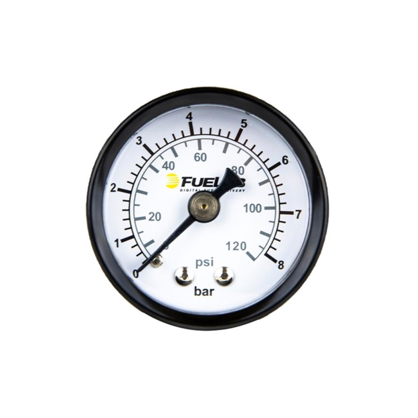 Fuel Pressure Gauge EFI 0-120psi bar & psi