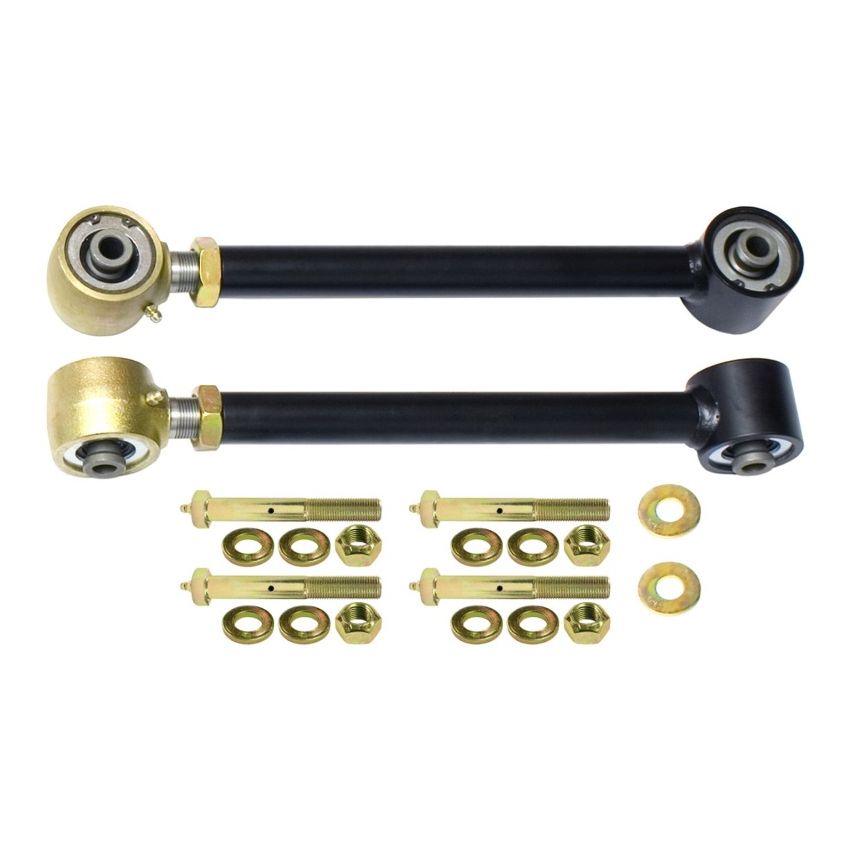 RockJock TJ/LJ Johnny Joint Adjustable Control Arms Lower Front or Rear Adjustable Greasable Pair