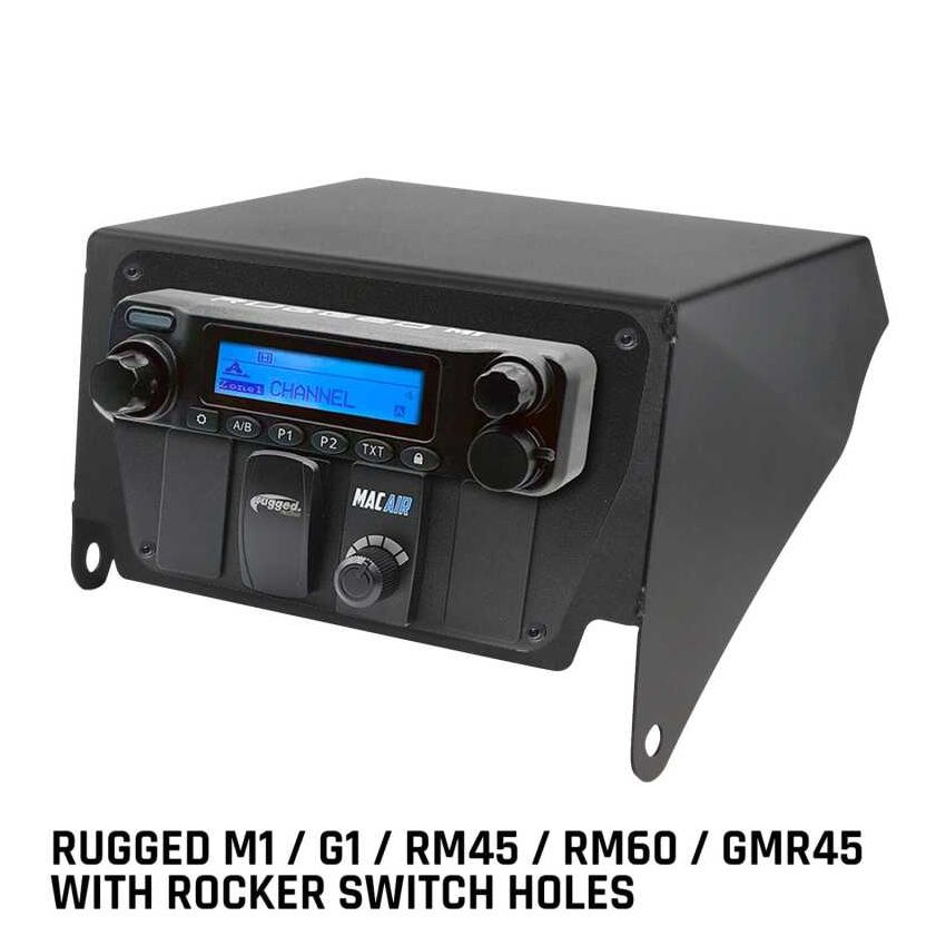 Rugged Radios MT-X3-TM-MM-SW Can-Am X3 Multi-Mount Kit - Top Mount - Rugged M1/G1/RM45/RM60/GMR45 w/Switch Holes