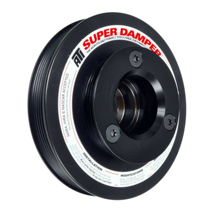 ATI ATI918468 Damper - 6.78in - Alum - 4 & 6 Grv - Honda H22 - Street - 4 Percent & 9 Percent OD Sizes