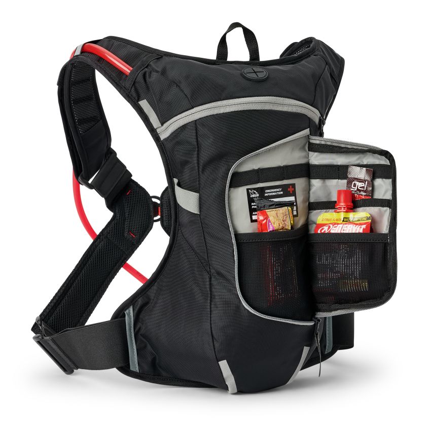 USWE 204059001 Moto Hydro XTR Dirt Biking Hydration Pack 4L - Black