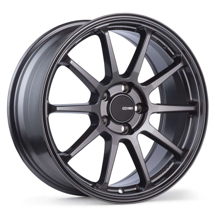 Enkei PX-10 16x7 5x114.3 38mm Offset 72.6mm Bore Gunmetal Black Wheel