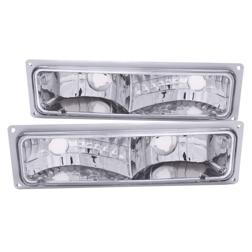 ANZO 1988-1998 Chevrolet C1500 Euro Parking Lights Chrome