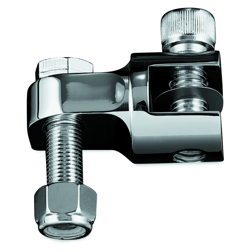 Kuryakyn 8043 1-1/4in Stirrup Heel Rest Extenders Chrome