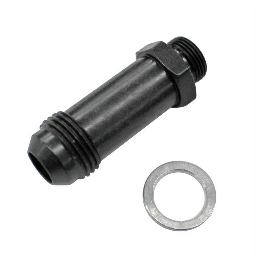 FRAGOLA FRG491966-BL Adapter Fitting #8 x 9/16-24 Holley Blk
