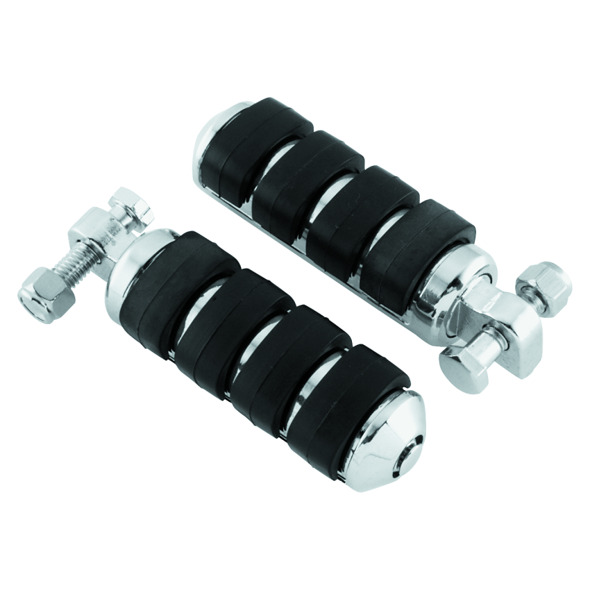 Kuryakyn 8000 ISO Peg Small With Male Adapter Chrome (Pair)