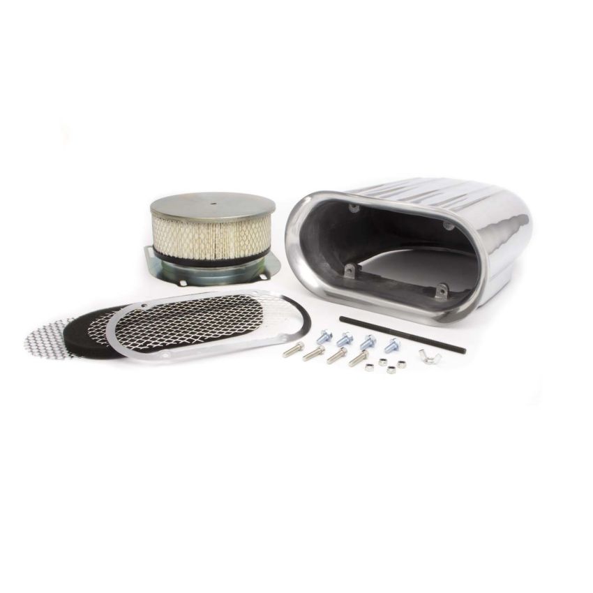 RACING POWER CO-PACKAGED RPCR5246 Finned Alum Scoop Polish w/Element