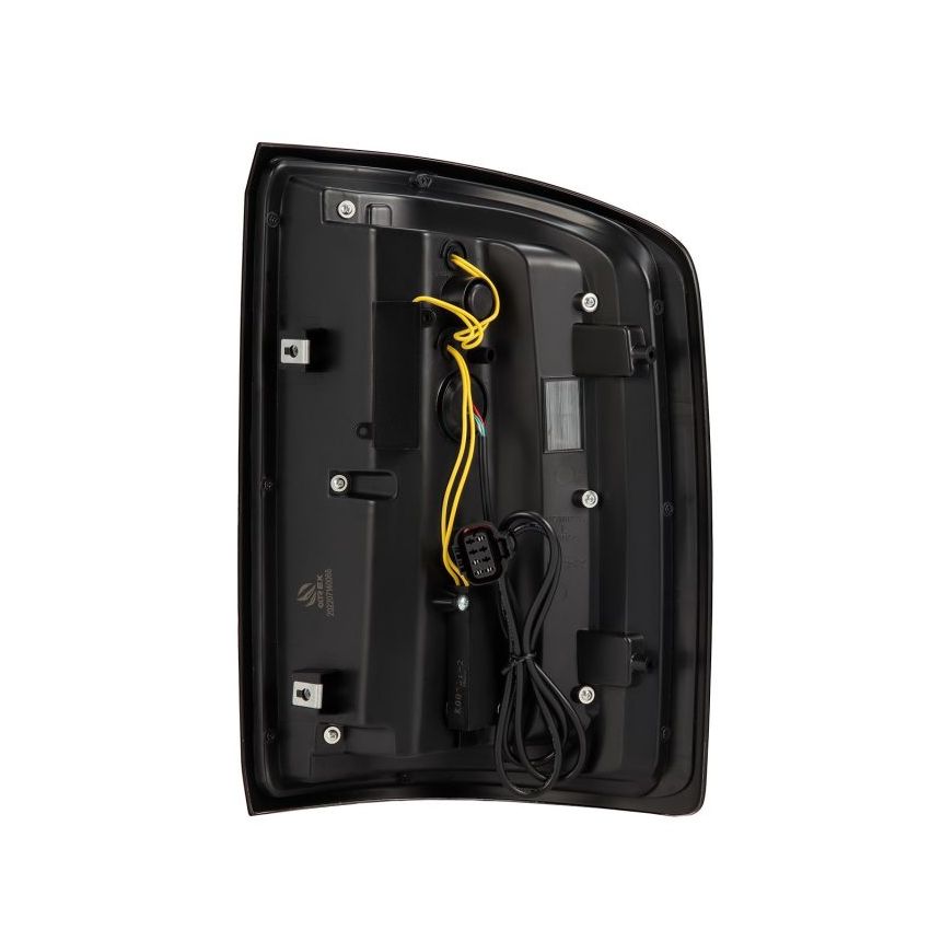 AlphaRex 14-18 GMC Sierra 1500/2500HD/3500HD LUXX-Series LED Tail Lights Blk w/Actv Light & Seq. Sig