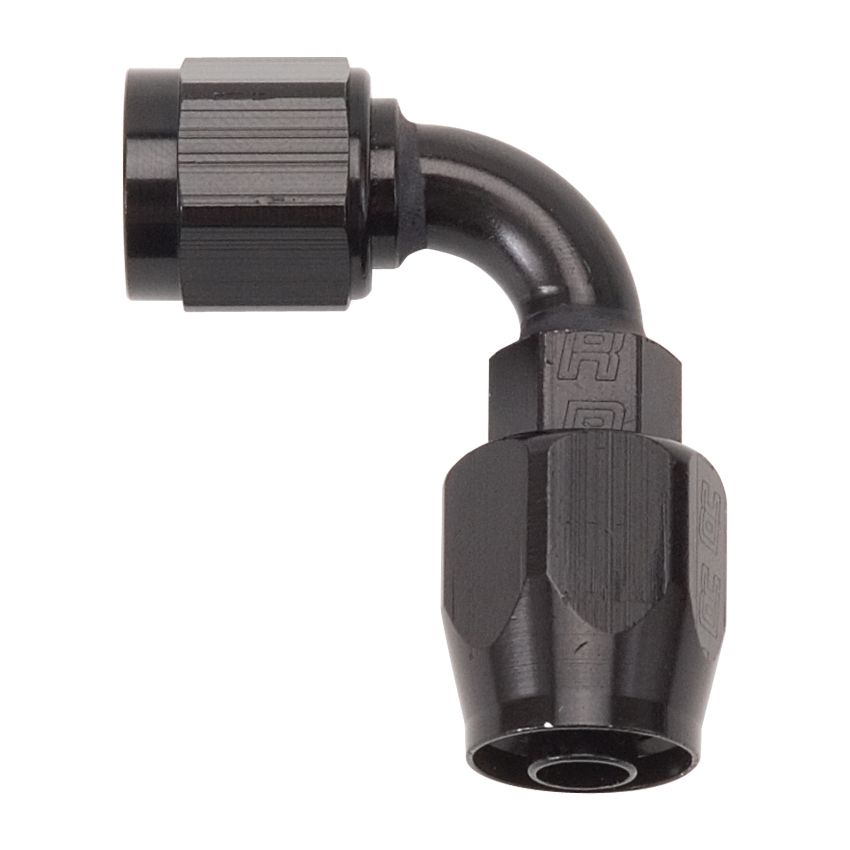 RUSSELL RUS610185 #10 90 Deg Hose End Black