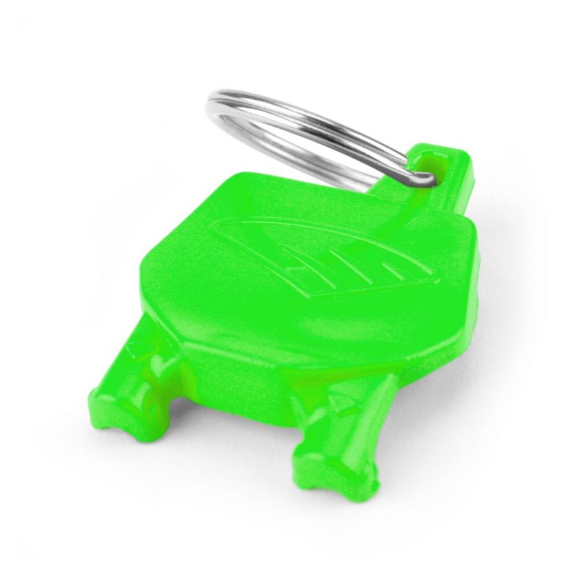 Cycra 1CYC-0002-72 Key Ring with Number Plate - Green