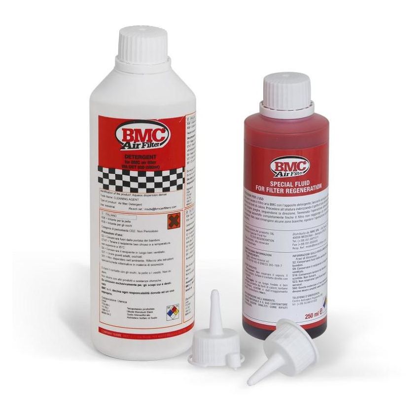 BMC Complete Filter Washing Kit - 500ml Detergent & 250ml Oil Bottle
