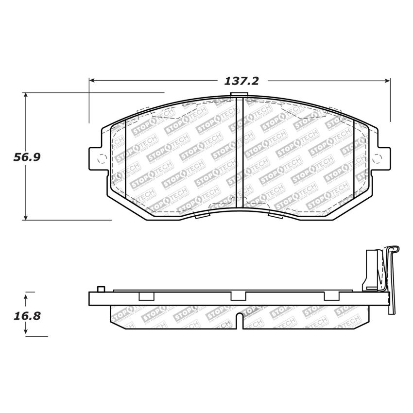 StopTech Performance 13 Scion FR-S / 13 Subaru BRZ Front Brake Pads
