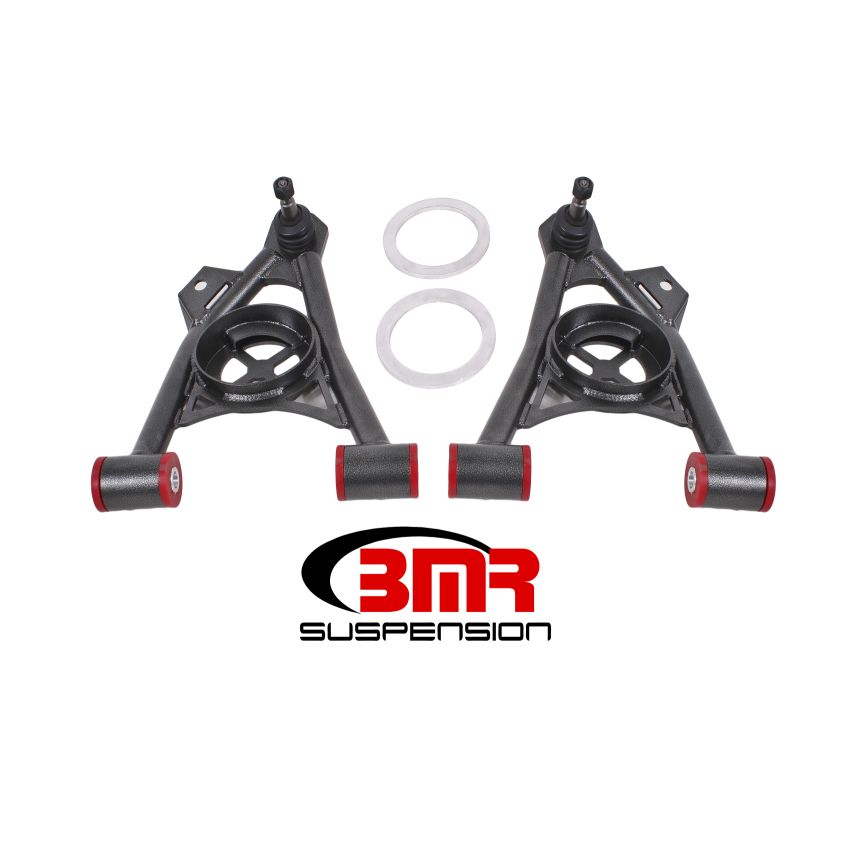 BMR Suspension AA043H A-arms, Lower, Spring Pocket, Non-adj, Poly, Tall Ball Joint