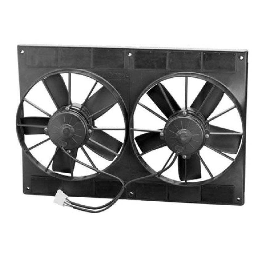 SPAL 30102052 2720 CFM 11in Dual High Performance Fan - Pull (2VA06-AP70/LL-37A)