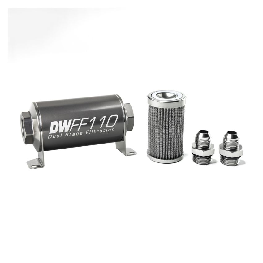 In-line Fuel Filter Kit 8an 100-Micron