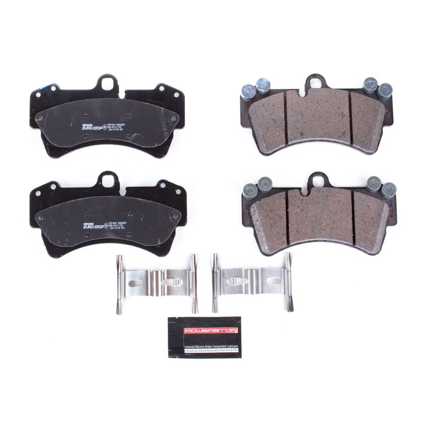 PowerStop ESP1869 EuroStop ECE-R90 Certified Brake Pad Set