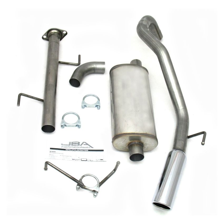 JBA 07-14 Toyota FJ Cruiser 4.0L 409SS Single Rear Exit Cat-Back Exhaust