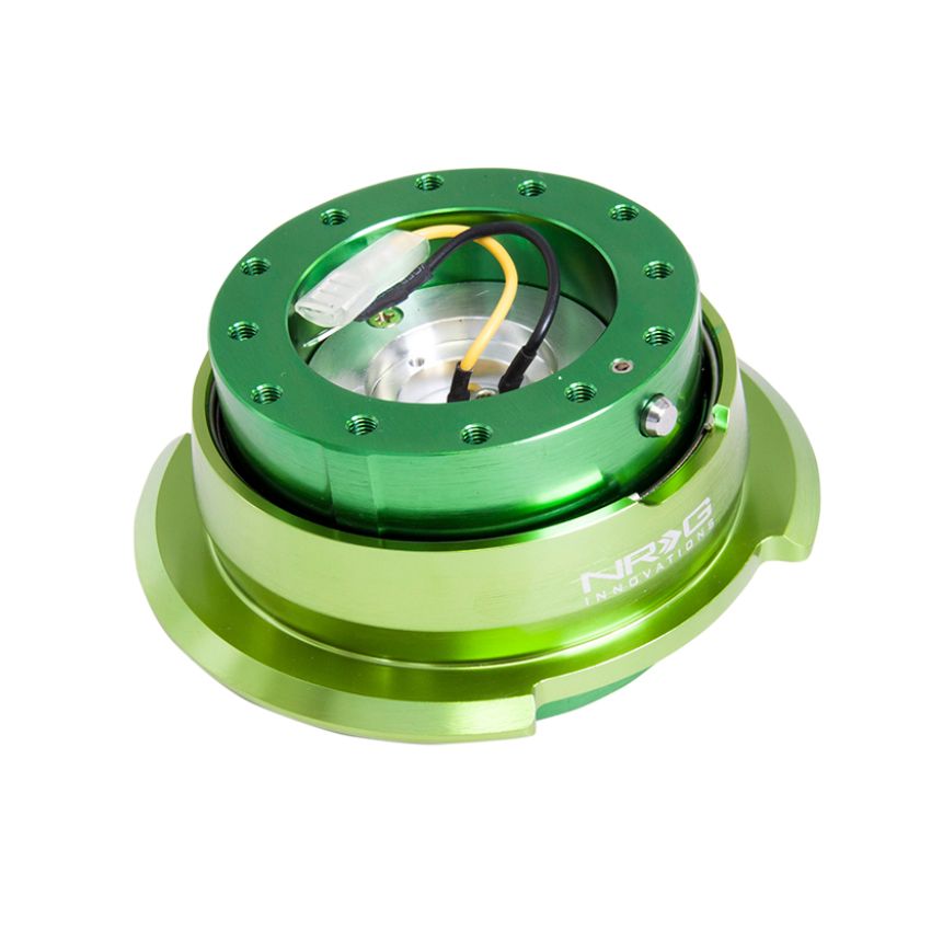 NRG Quick Release Kit Gen 2.8 - Green Body / Titanium Chrome Ring