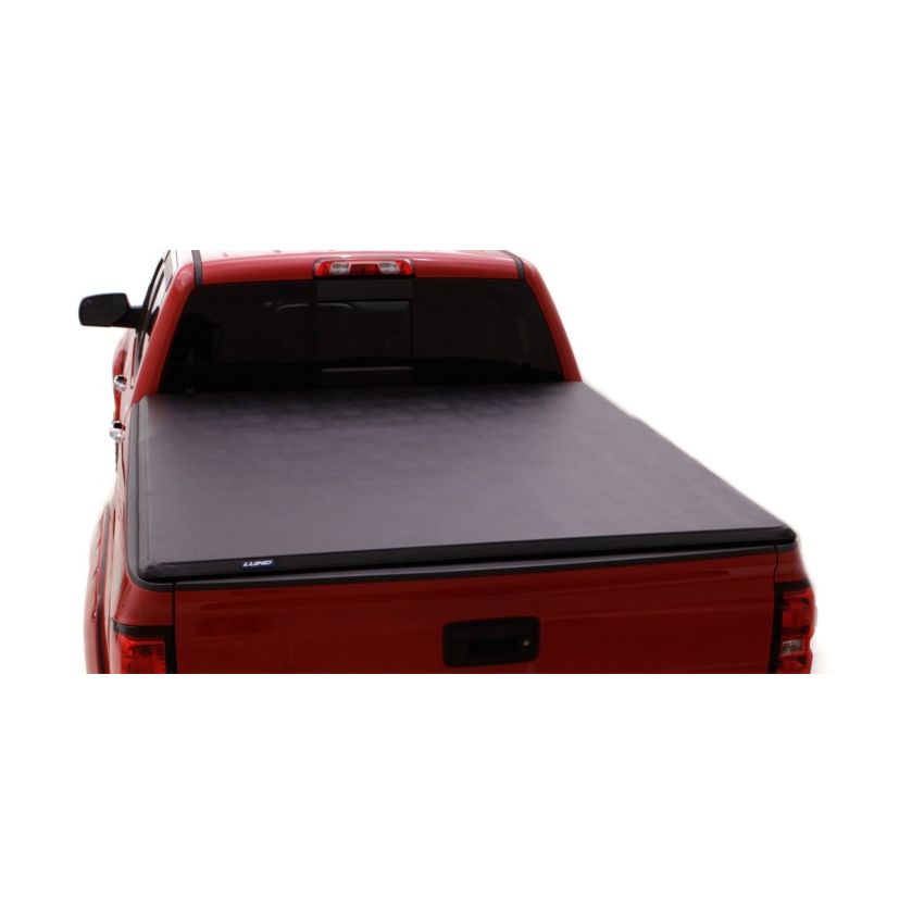 LUND 969186 16-23 Toyota Tacoma (5ft. Bed) Hard Fold Tonneau Cover - Black