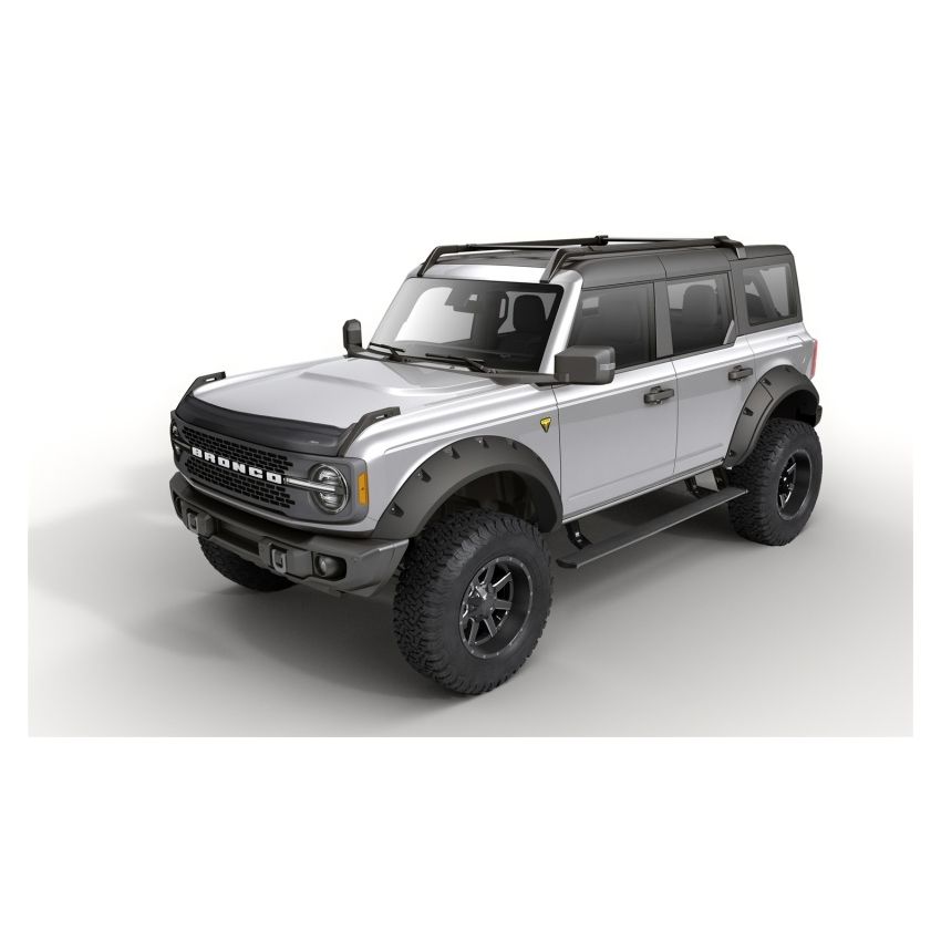 AMP Research 76140-01A 21-23 Ford Bronco (Excl. Raptor) / 19-22 Ford Ranger Powerstep Plug N Play - Black