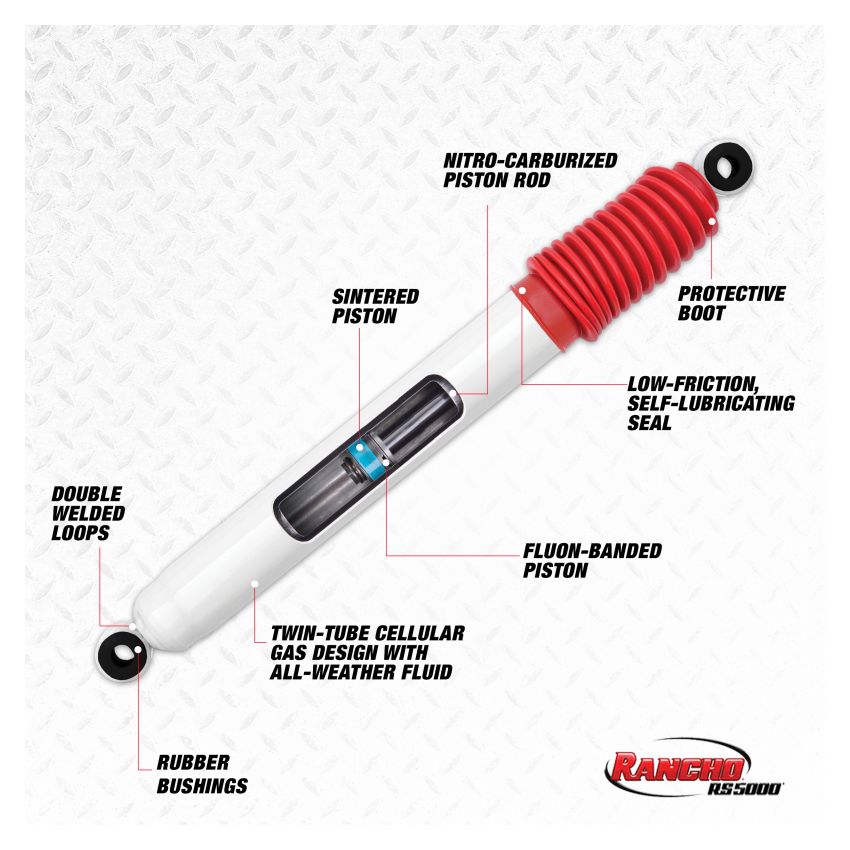 Rancho RS5406 RS5000 Steering Damper