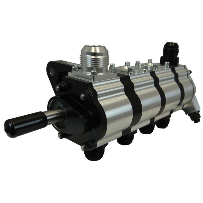 Moroso 22364 4 Stage Dry Sump Oil Pump w/Fuel Pump Drive - Tri-Lobe - Left Side - 1.200 Pressure