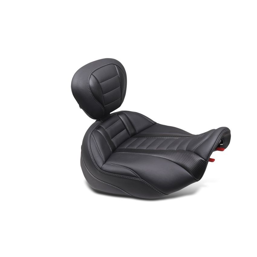 Mustang Motorcycle 89401 Mustang 23-24 HD CVO Road Glide(ST), 2024 Rd Glide and Street Glide Deluxe Touring Solo Seat - Black