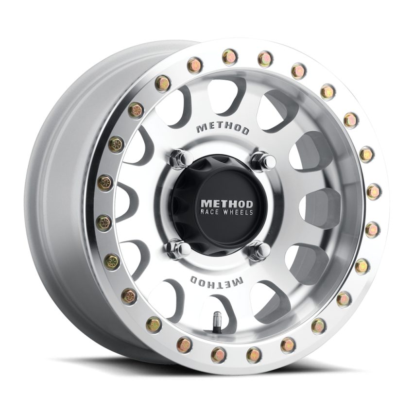 Method Wheels MR40157012352B Method MR401 UTV Beadlock 15x7 / 5+2/38mm Offset / 5x4.5 / 72 CB Machined - Raw Wheel