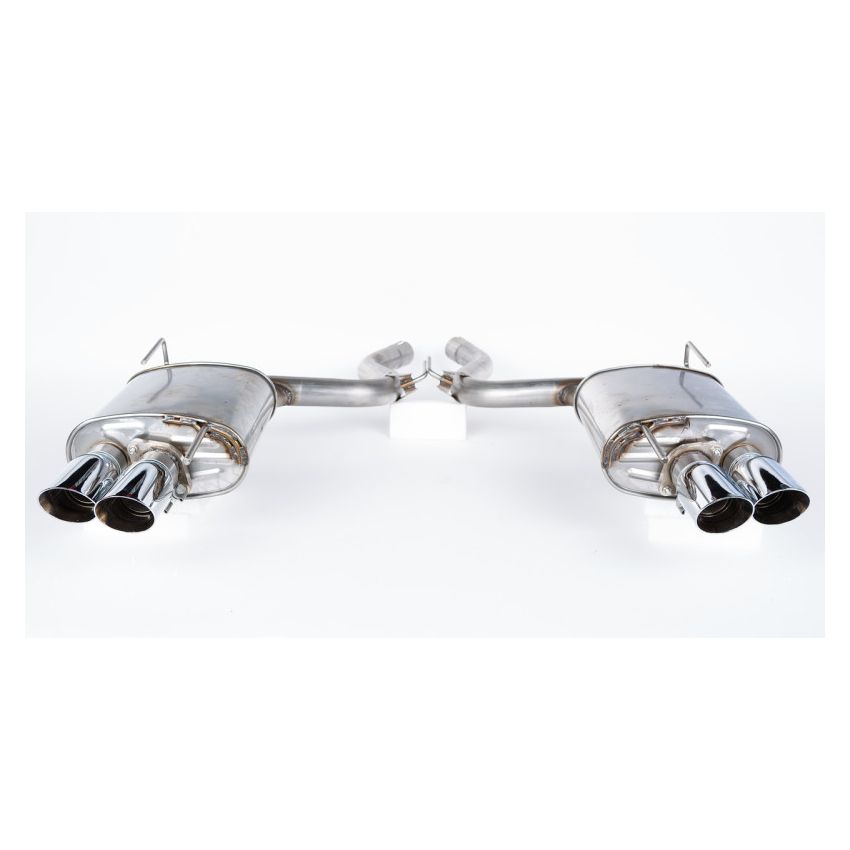 Roush 421921 2015-2017 Ford Mustang 5.0L V8 Quad Tip Active-Ready Exhaust Kit (Requires 421926)