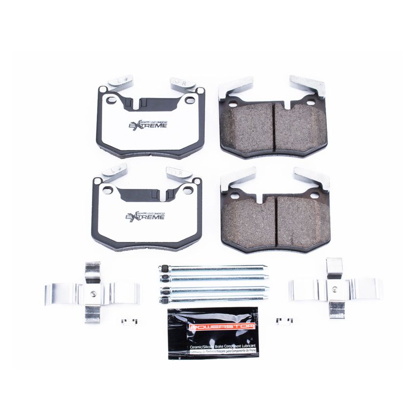 PowerStop Z26-1807 PowerStop - Z26 Performance Carbon-Fiber Ceramic Brake Pads with Hardware Kit