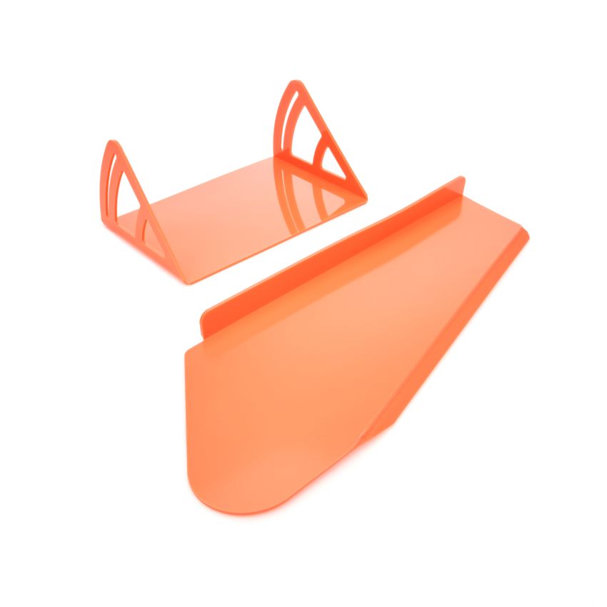 DOMINATOR RACE PRODUCTS DOM921-FOR Plastic Spoiler CrushKit Fluorescent Orange