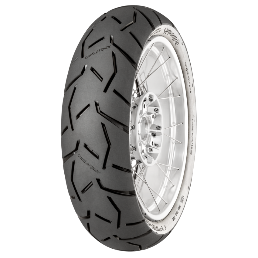 Continental Tire 02445340000 Continental ContiTrailAttack 3 - 170/60 R 17 M/C 72V TL Rear