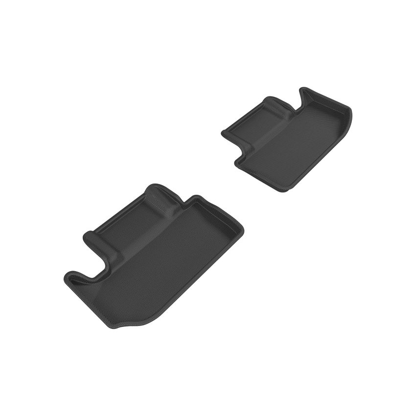 3D MAXpider 2011-2020 Dodge Challenger Kagu 2nd Row Floormats - Black
