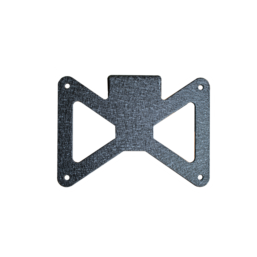 Fishbone Offroad 2018+ Jeep Wrangler JL - Black Aluminum Hawse Fairlead License Plate Mount