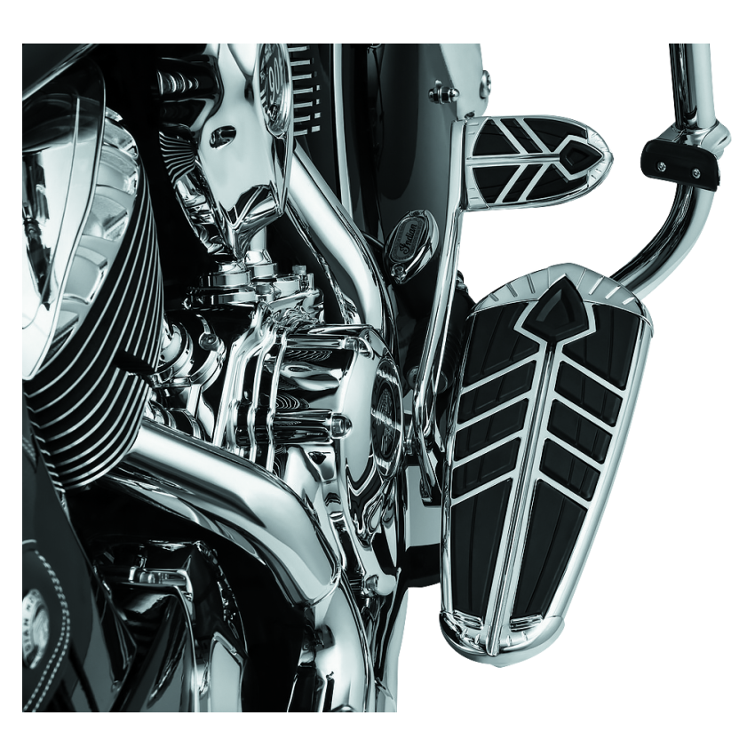 Kuryakyn 5654 Spear Brake Pedal Pad For 14-23 Indian Models Chrome