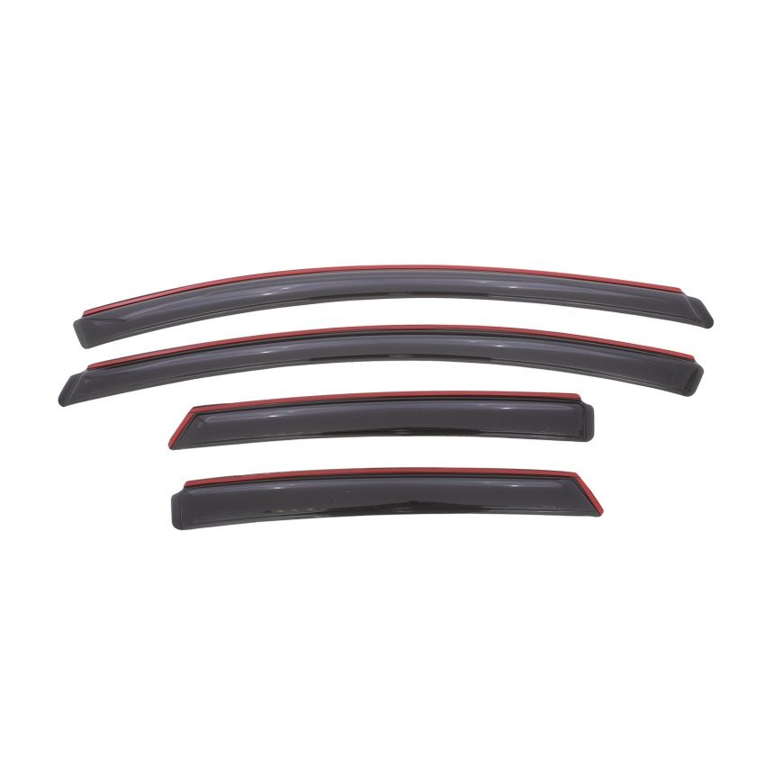 AVS 12-18 Ford Focus Ventvisor In-Channel Front & Rear Window Deflectors 4pc - Smoke
