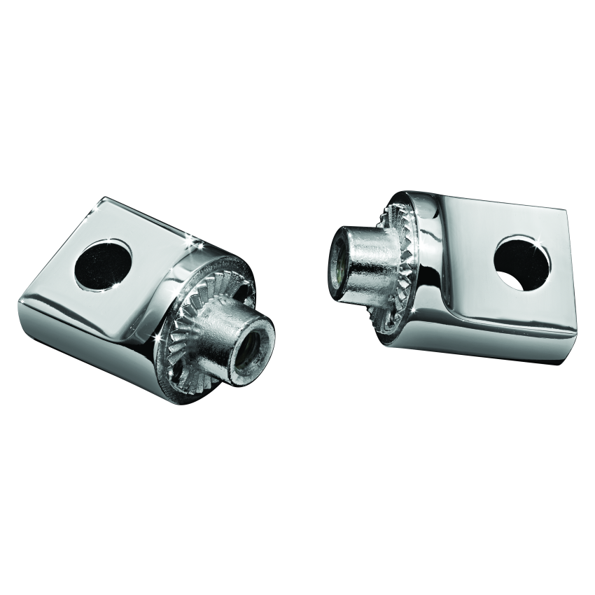 Kuryakyn 8883 Non-Pivot Splined Male Adapter Chrome