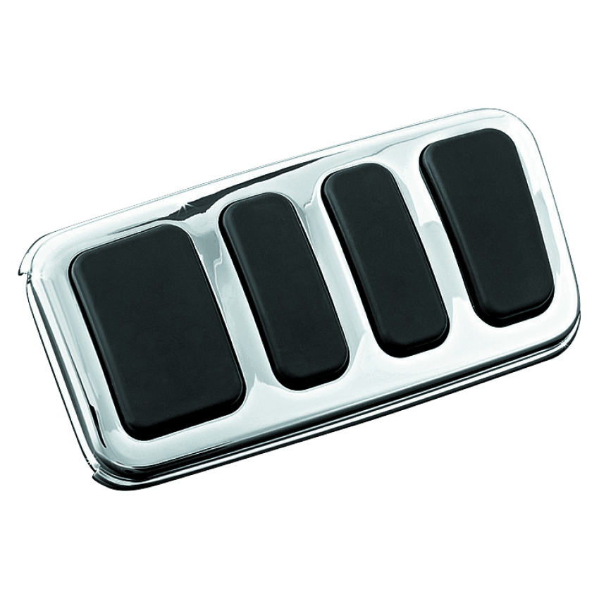 Kuryakyn 4456 ISO Brake Pedal Pad Longhorn Chrome
