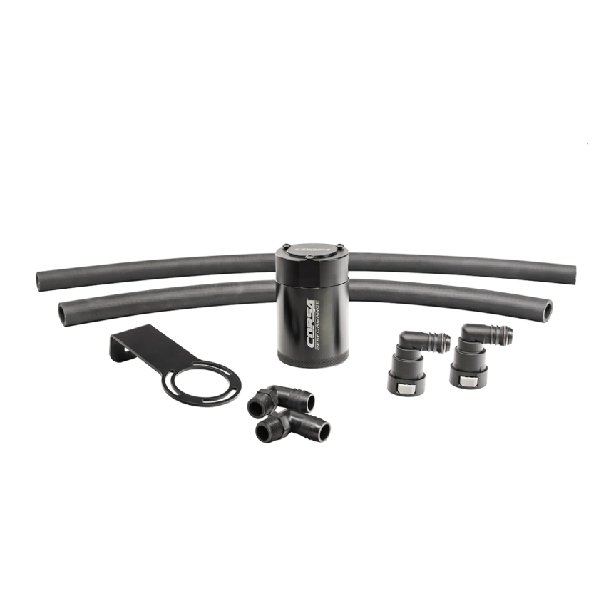 Corsa 21-22 Dodge Ram TRX Crew Cab Aluminum Oil Catch Can w/Mounting Bracket