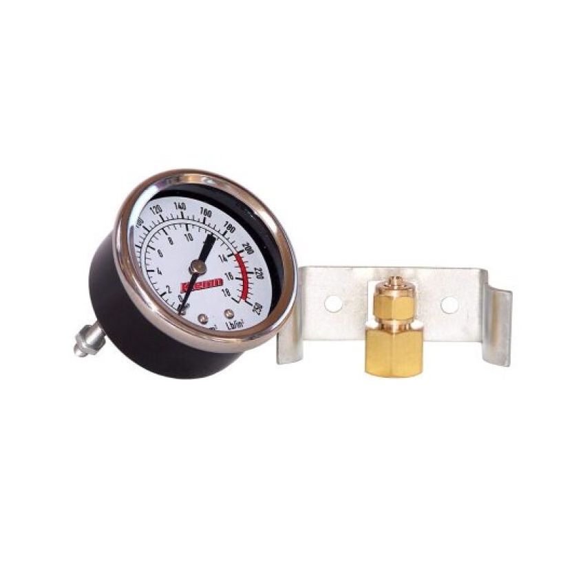 Kleinn Air Horns 1021 Kleinn Dash Mount Analog Air Pressure Gauge/ 0-250 PSI - 1/4In M NPT Inlet