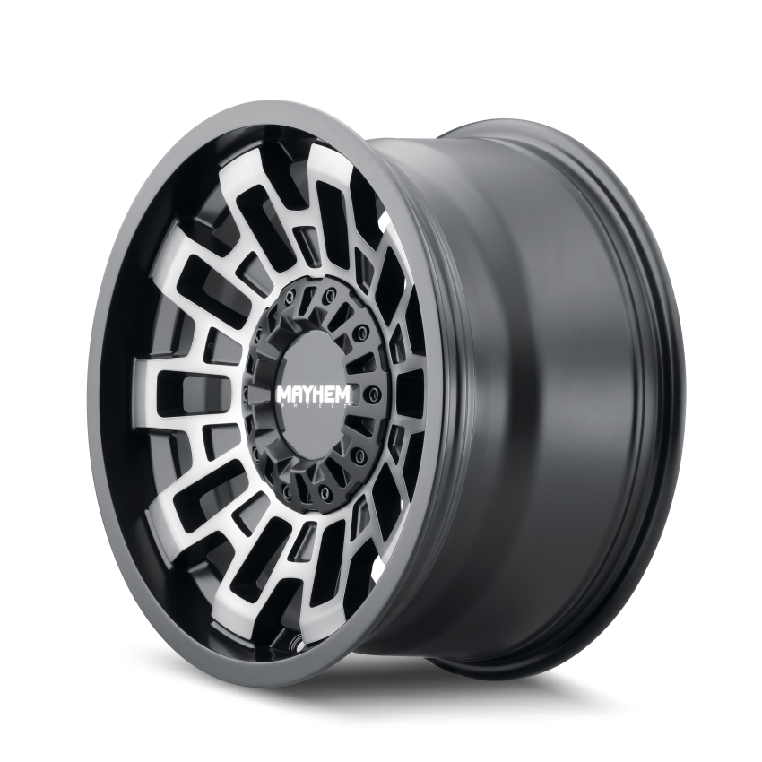 Mayhem 8113 Cortex 17x9 / 5x127 BP / -12mm Offset / 87.1mm Hub Matte Black w/ Dark Tint Wheel