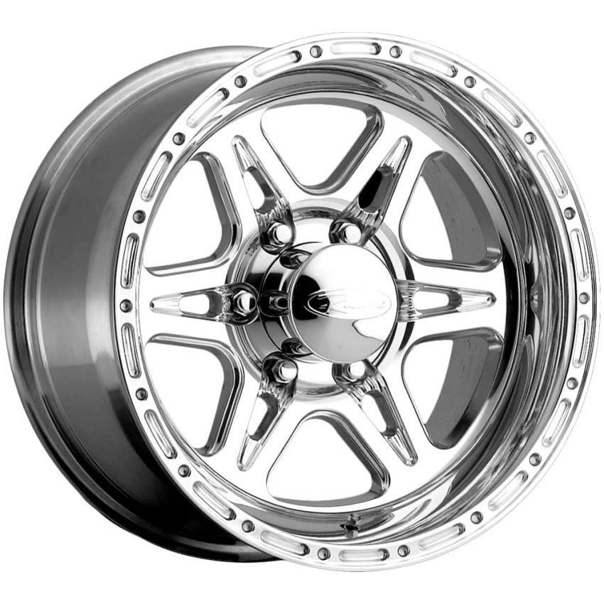 Raceline 886 Renegade 16x8in / 6x139.7 BP / 0mm Offset / 107.95mm Bore - Polished Wheel