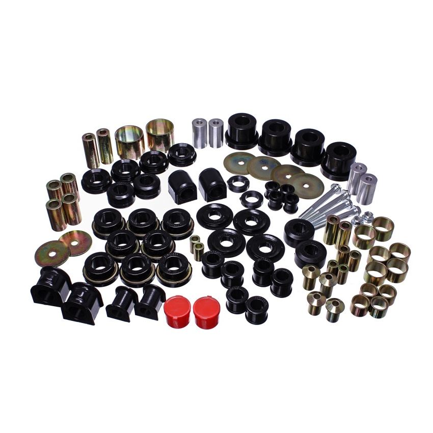 Energy Suspension 15-16 Ford Mustang Black Hyper-Flex Master Bushing Set